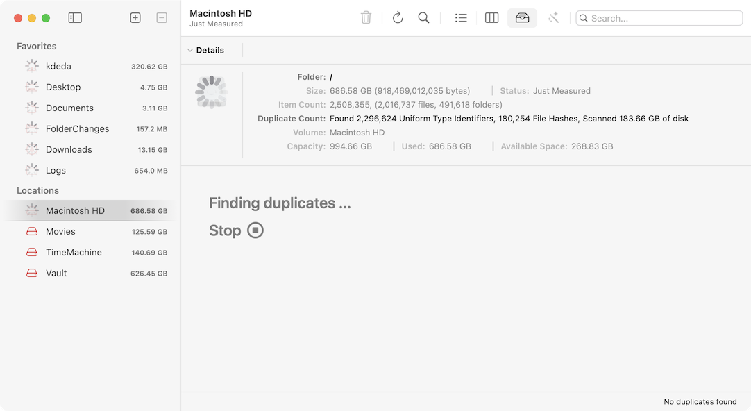Find Duplicates To Clean and Speed Up A Mac.